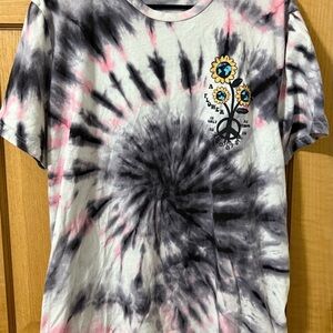 Tie-Dye Peace Flower T-Shirt